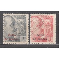 Guinea Correo 1942 Edifil 269/70 usado