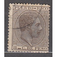 Puerto Rico Sueltos 1882 Edifil 66 Usado