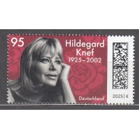 Alemania Federal Correo 2025 ** Mnh Hidelgart Knef - Personaje
