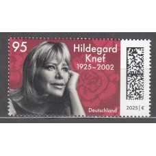 Alemania Federal Correo 2025 ** Mnh Hidelgart Knef - Personaje