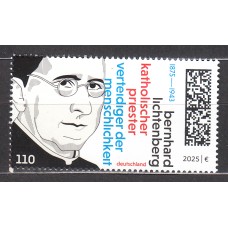 Alemania Federal Correo 2025 ** Mnh Bernhard Lichtenberg - Personaje