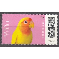 Alemania Federal Correo 2026 ** Mnh Mascotas - Fauna  Aves