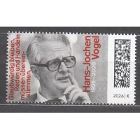 Alemania Federal Correo 2026 ** Mnh Hans-Jochen Vogel, 100 Años - Personaje