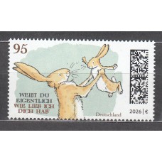 Alemania Federal Correo 2026 ** Mnh Fauna - Liebre