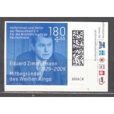 Alemania Federal Correo 2026 ** Mnh Bienestar - Adhesivo de Carnet Personaje