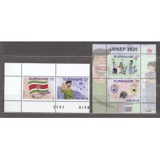 Surinam Correo 2025 Yvert 3476/77+Hoja 215 ** Mnh Upaep 2025 Salud