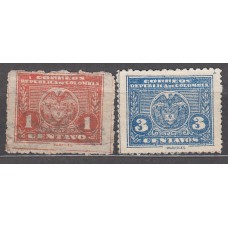 Colombia Correo 1922-4 Yvert 253/54 usado 