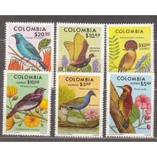 Colombia - Correo 1977 Yvert 709/10+Aereo 610/13 ** Mnh Fauna - Aves