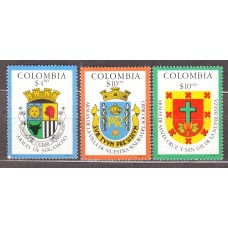 Colombia - Correo 1979 Yvert 734/36 ** Mnh Escudos