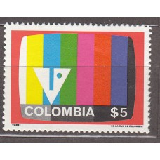 Colombia Correo 1980 Yvert 740 ** Mnh Televisión