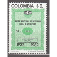 Colombia - Correo 1982 Yvert 847 ** Mnh Banca Central