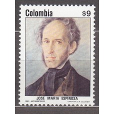 Colombia - Correo 1983 Yvert 868 ** Mnh Pintor - Personaje