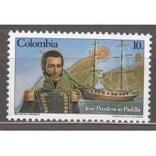 Colombia - Correo 1984 Yvert 879 ** Mnh Personaje - Barco
