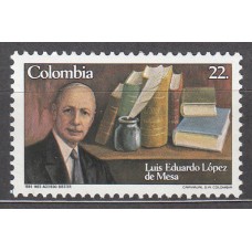 Colombia - Correo 1984 Yvert 885 ** Mnh Colombianos Celebres - Luis Eduardo Lopez de Mesaq