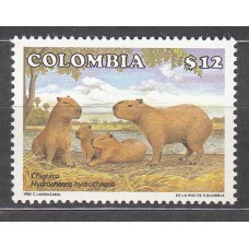 Colombia - Correo 1985 Yvert 889 ** Mnh Fauna