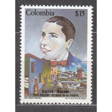 Colombia - Correo 1985 Yvert 890 ** Mnh Carlos Gardel 