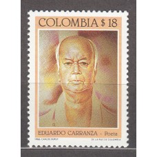 Colombia - Correo 1984 Yvert 896 ** Mnh Eduardo Carranza - Personaje