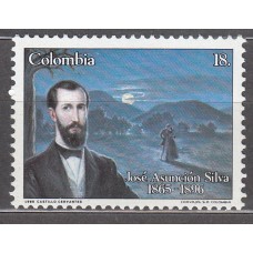 Colombia - Correo 1986 Yvert 899 ** Mnh Jose Asunción Silva - Personaje