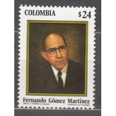 Colombia - Correo 1986 Yvert 900 ** Mnh Fernando Gomez Martinez - Personajeq