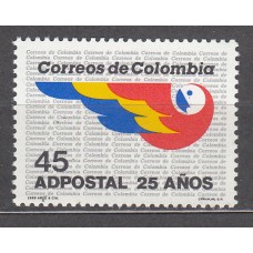 Colombia - Correo 1989 Yvert 930 ** Mnh Correos - Fauna - Ave
