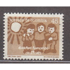 Colombia - Correo 1989 Yvert 946 ** Mnh Derechos del Hombre