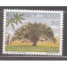 Colombia - Correo 1990 Yvert 956 ** Mnh Flora