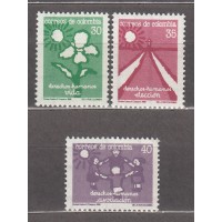 Colombia - Correo 1988 Yvert 916/18 ** Mnh Derechos del Hombre