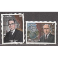 Colombia - Correo 1988 Yvert 925/26 ** Mnh Personajes