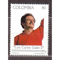 Colombia Correo 1991 Yvert 967 ** Mnh Carlos Galan - Personaje