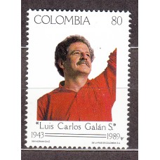 Colombia Correo 1991 Yvert 967 ** Mnh Carlos Galan - Personaje