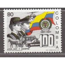 Colombia Correo 1991 Yvert 974 ** Mnh Centenario de la Policia