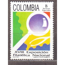 Colombia Correo 1993 Yvert 996 ** Mnh Exposición Filatelica