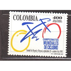 Colombia - Correo 1995 Yvert 1047 ** Mnh Campeonatos del mundo de Ciclismo - Deportes