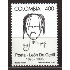 Colombia - Correo 1996 Yvert 1052 ** Mnh Poeta Leon de Greiff