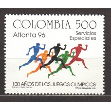Colombia - Correo 1996 Yvert 1055 ** Mnh Centenario Juegos Olimpicos de Verano - Atlanta - Deportes