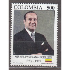 Colombia - Correo 1998 Yvert 1079 ** Mnh Misael Pastrana - Personaje
