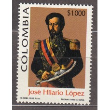 Colombia Correo 1999 Yvert 1094 ** Mnh General Jose Hilario - Personaje