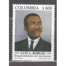 Colombia Correo 1999 Yvert 1115 ** Mnh Luis A. Robles - Personaje