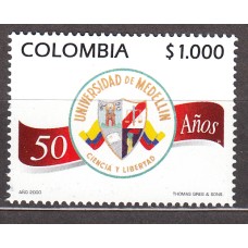 Colombia - Correo 2000 Yvert 1129 ** Mnh Universidad de Medellin
