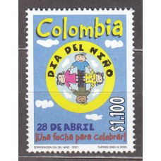 Colombia Correo 2001 Yvert 1134 ** Mnh Dia del Niño
