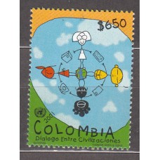Colombia Correo 2001 Yvert 1150 ** Mnh Dialogo entre Civilizaciones