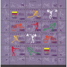 Colombia - Correo 1999 Yvert 1103/14 ** Mnh Juegos Panamericanos - Deportes