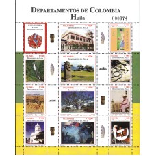 Colombia - Correo 2003 Yvert 1212/23 ** Mnh Departamentos Colombianos