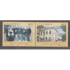 Colombia - Correo 2002 Yvert 1174/75 ** Mnh Hospital de San Jose - Medicina