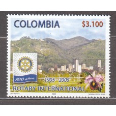 Colombia - Correo 2005 Yvert 1323 ** Mnh Rotary Club