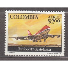 Colombia - Aereo 1976 Yvert 602 ** Mnh Avión