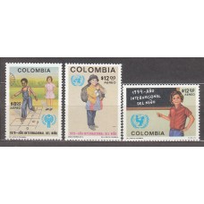 Colombia - Aereo 1979 Yvert 637/39 ** Mnh Año Internacional del Niño