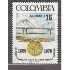 Colombia - Aereo 1979 Yvert 649 ** Mnh Puente