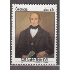 Colombia - Aereo 1981 Yvert 684 ** Mnh Personaje