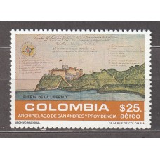 Colombia Aereo 1983 Yvert 720 ** Mnh Turismo